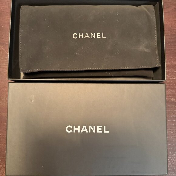 Chanel Caviar Quilted Long Boy Flap Wallet Gold - Picture 2 of 12